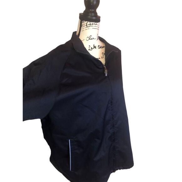 PGA Tour Jacket Wind And Rain Resistant Size Large Navy EUC - Picture 3 of 9